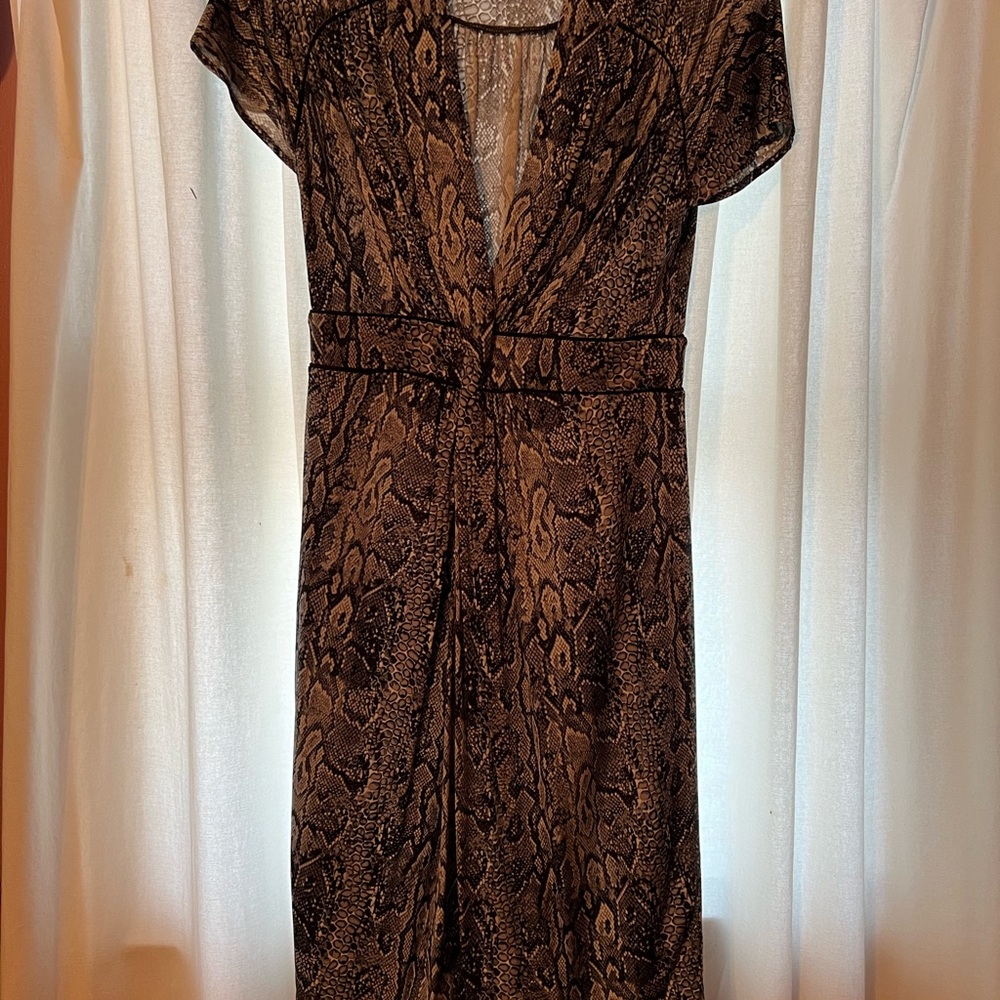 Bcbg Maxazria Python Snake Skin Print Dress - image 3